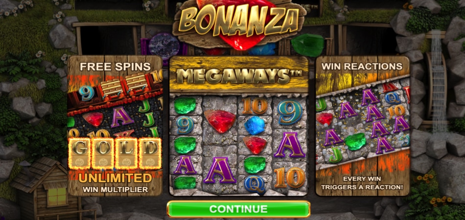 Bonanza slot game features