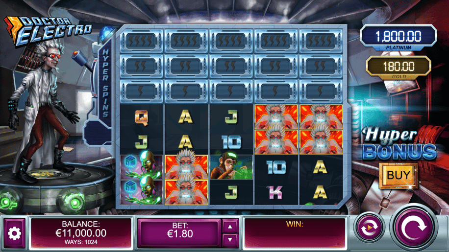 Doctor Electro slot game - kalamba games