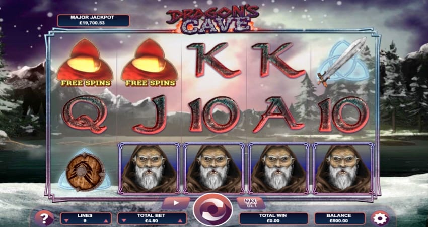 Dragon's Cave slot game