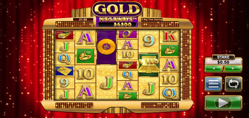 Gold Megaways slot game