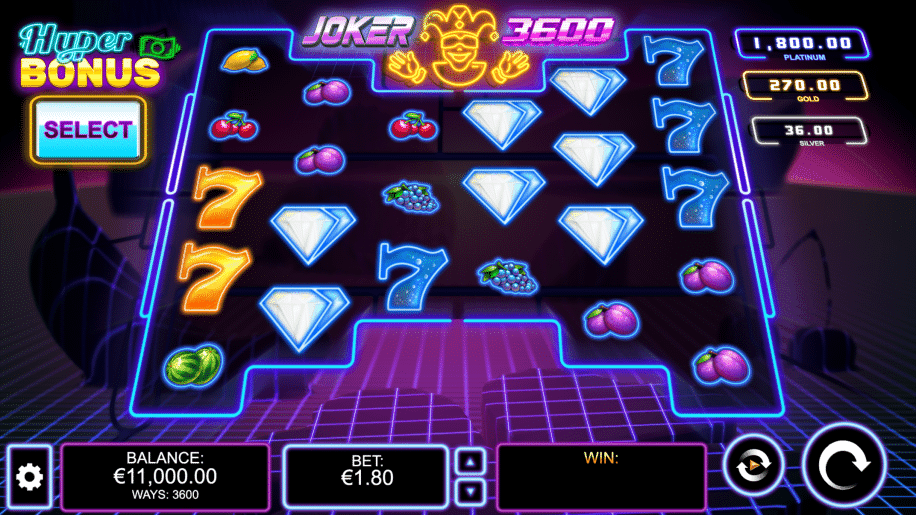 joker 3600 slot game