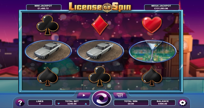 License to Spin slot game