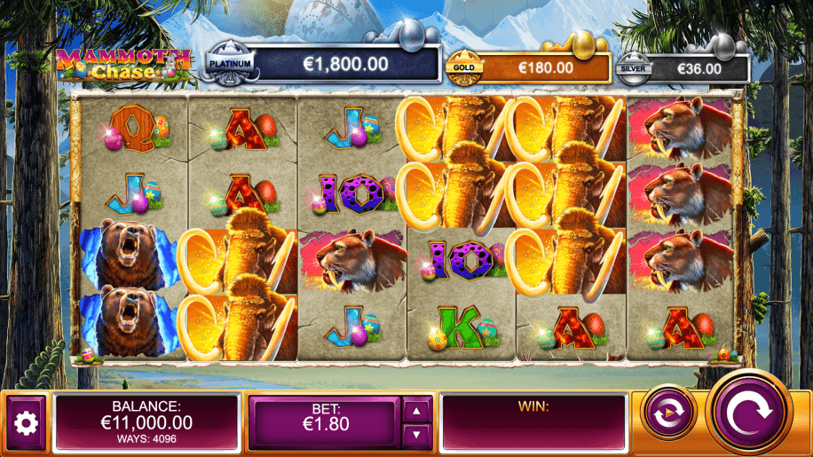 Mammoth Chase: Easter Edition slot game