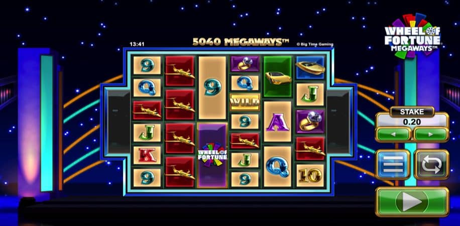 Wheel of Fortune Megaways slot game