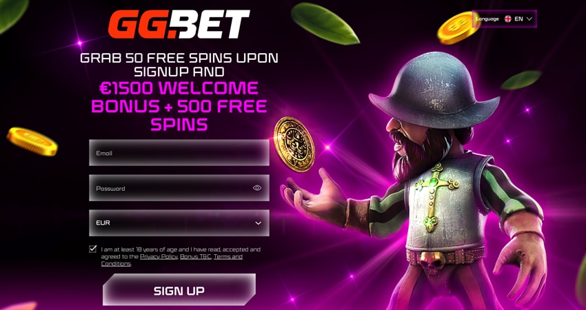 50 Free Spins on Registration to try Gonzo's Quest