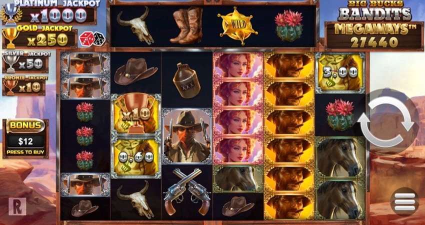 Big Bucks Bandits Megaways slot demo