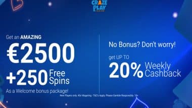 Craze Play Free Spins