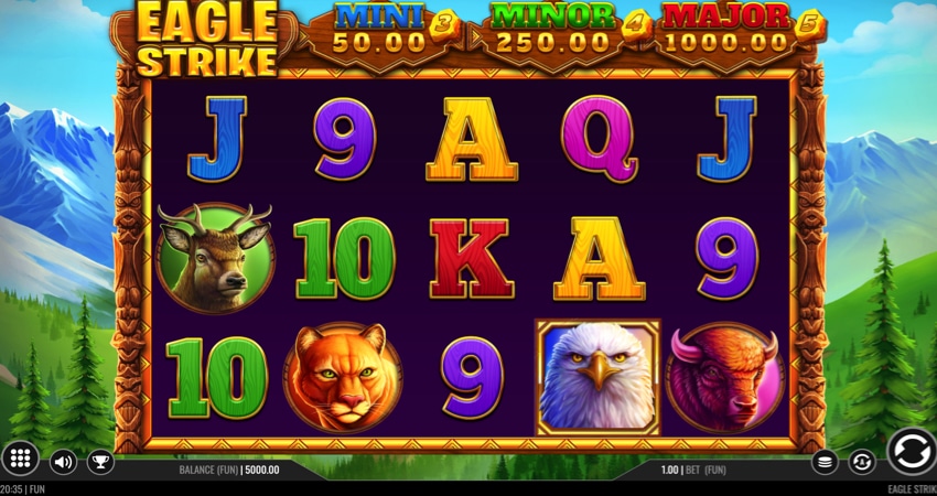 Eagle Strike Hold and Win slot game
