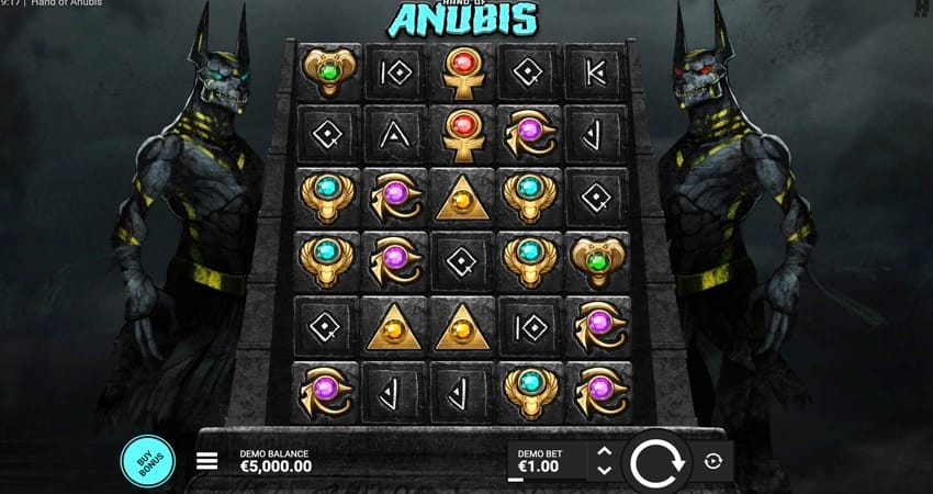 Hand of Anubis Free Slots in Demo » from Hacksaw Gaming