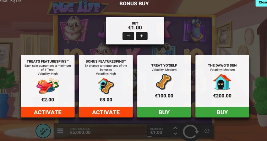 Pug Life bonus buy