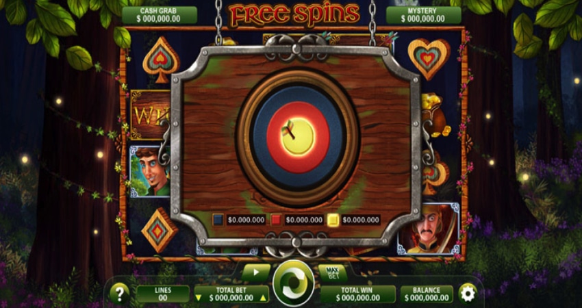 Robin in the Woods free spins
