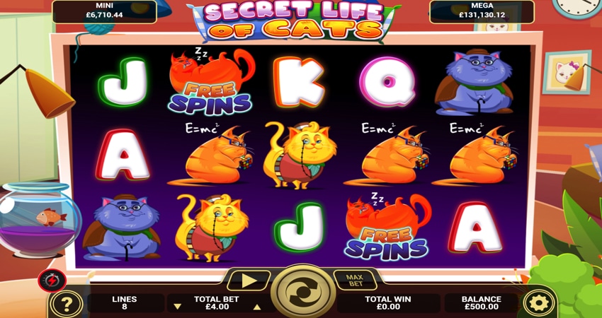 Secret Life of Cats slot game