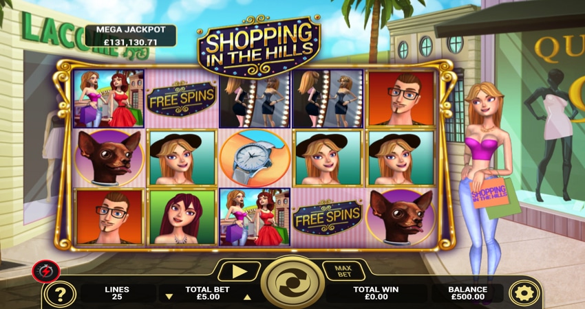 Shopping in the Hills slot game