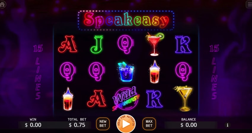 Speakeasy slot game