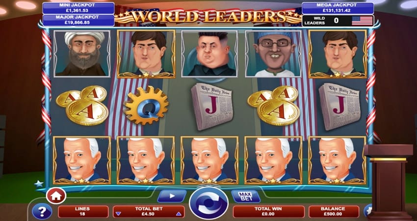 World Leaders slot game
