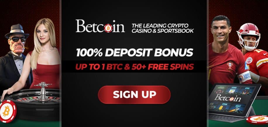 get up to 50 free spins in Betcoin Casino