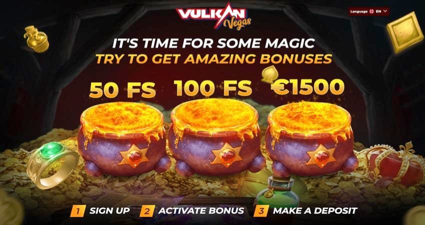 Deposit Bonus - Vulkan Vegas