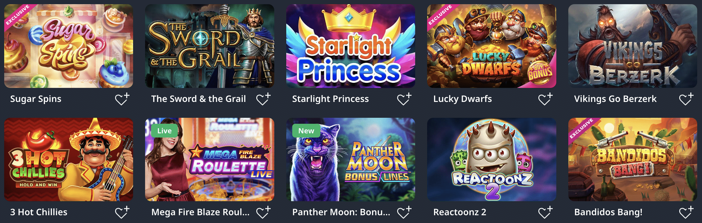 Buran Casino - popular games