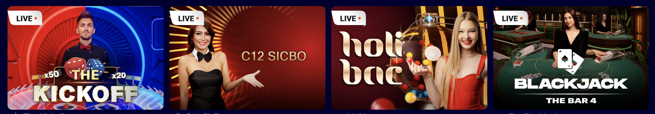 Very Well Casino - live games