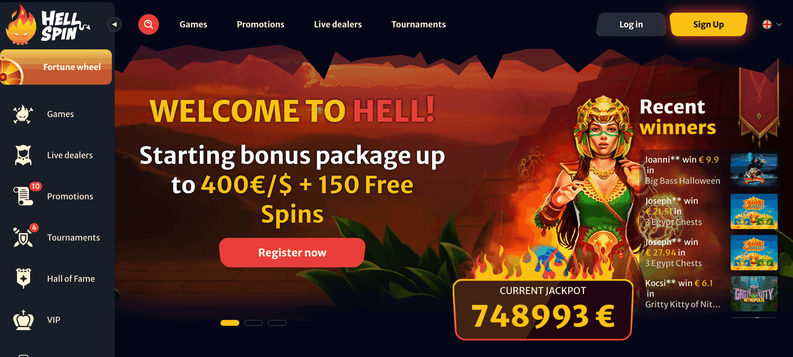 Hellspin halloween bonus