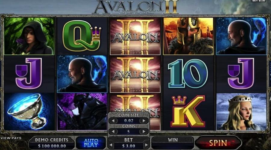 Avalon II: The Quest for the Grail Slot