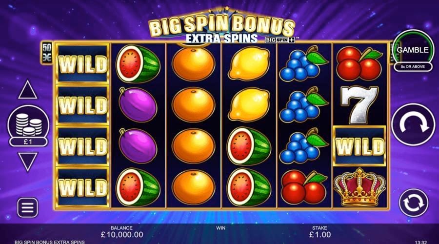 Big Spin Bonus Extra Spins slot release