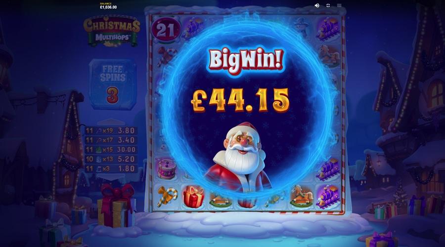 Christmas Multihops win