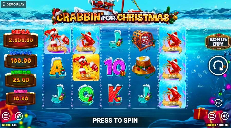 Crabbin' for Christmas slot game
