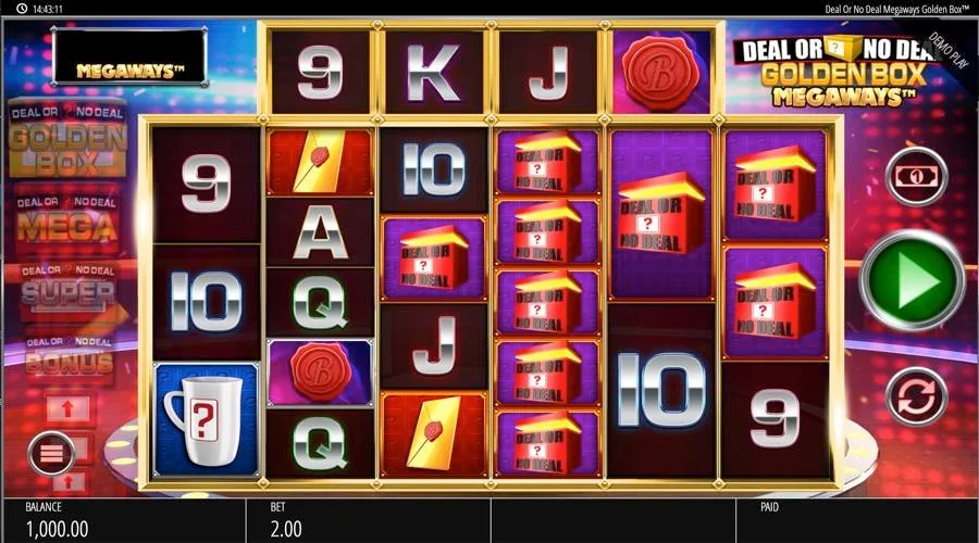 Deal or No Deal Golden Box Megaways