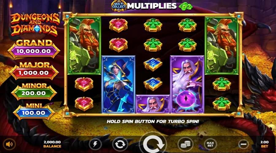 Dungeons and Diamonds video slot