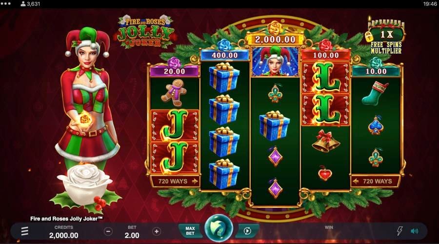 Fire and Roses Jolly Joker video slot