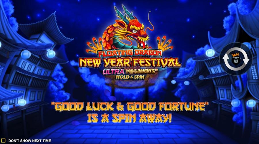 Floating Dragon New Year Festival Ultra Megaways Hold & Spin video slot release