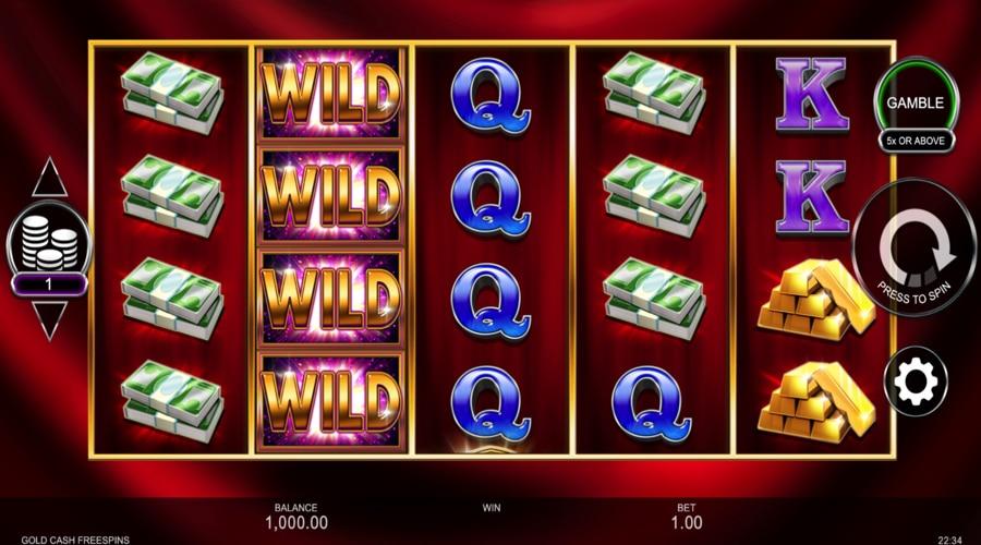 Gold Cash Free Spins video slot