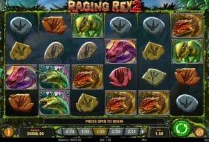 Raging Rex 2 video slot