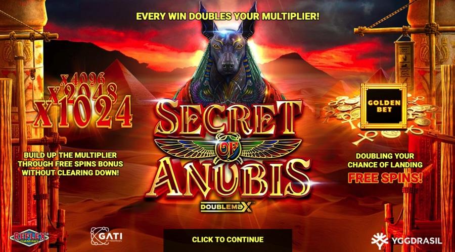 Secret of Anubis DoubleMax™ features