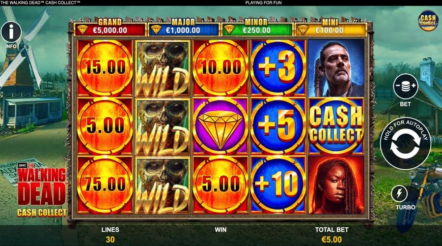 The Walking Dead Cash Collect video slot