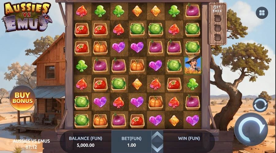 Aussies vs Emus video slot