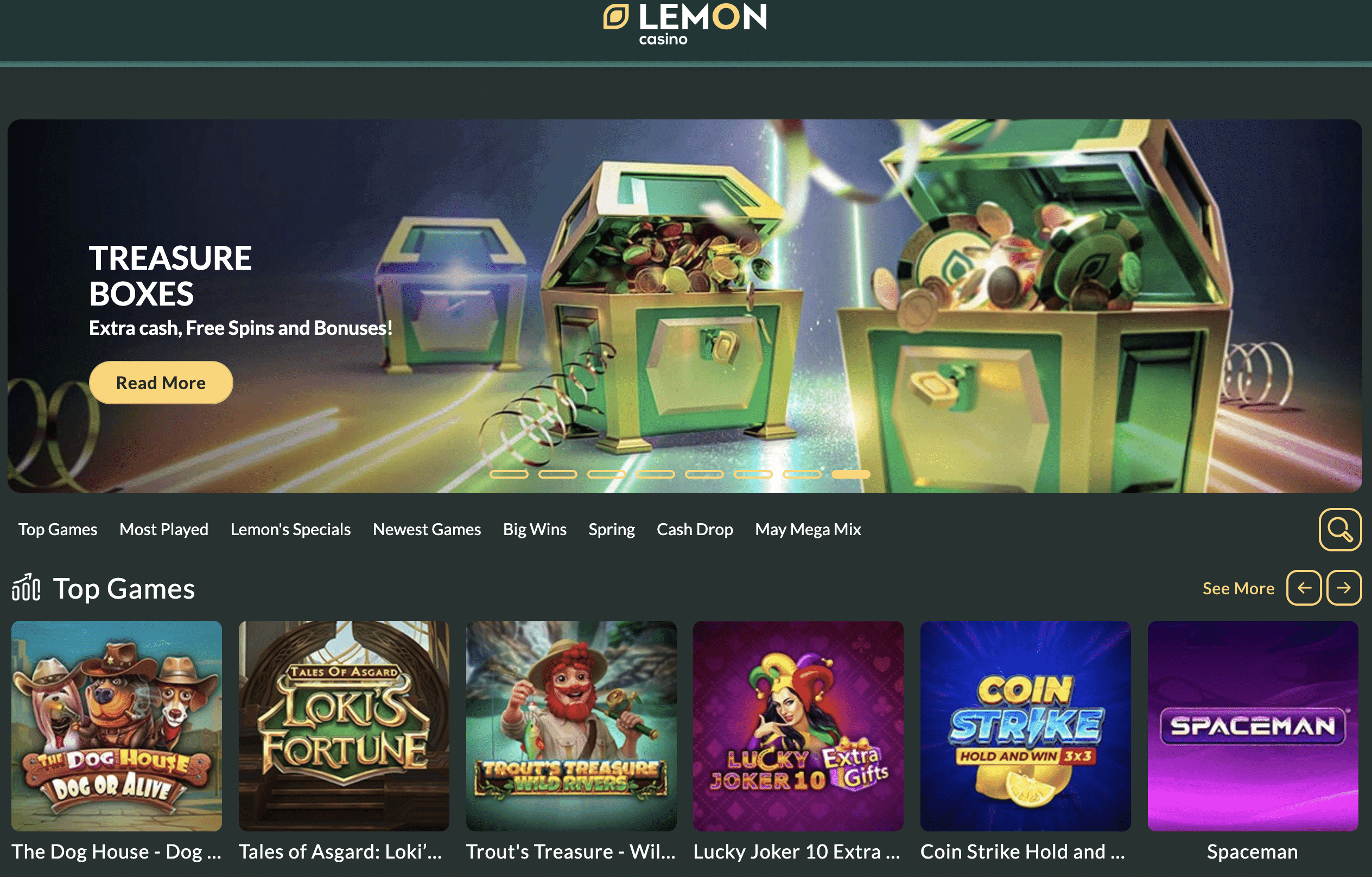 Lemon Casino - lobby
