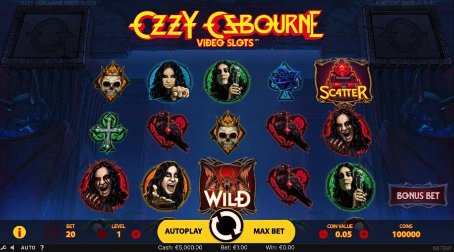 Ozzy Osbourne video slot