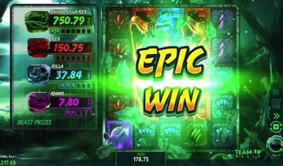 Rhino Rilla Rex slot release - Crazy Tooth Studio