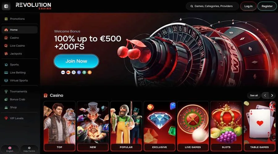 Revolution App Casino Anmeldebonus: So starten neue Spieler