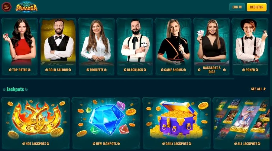 Spinanga Live Casino
