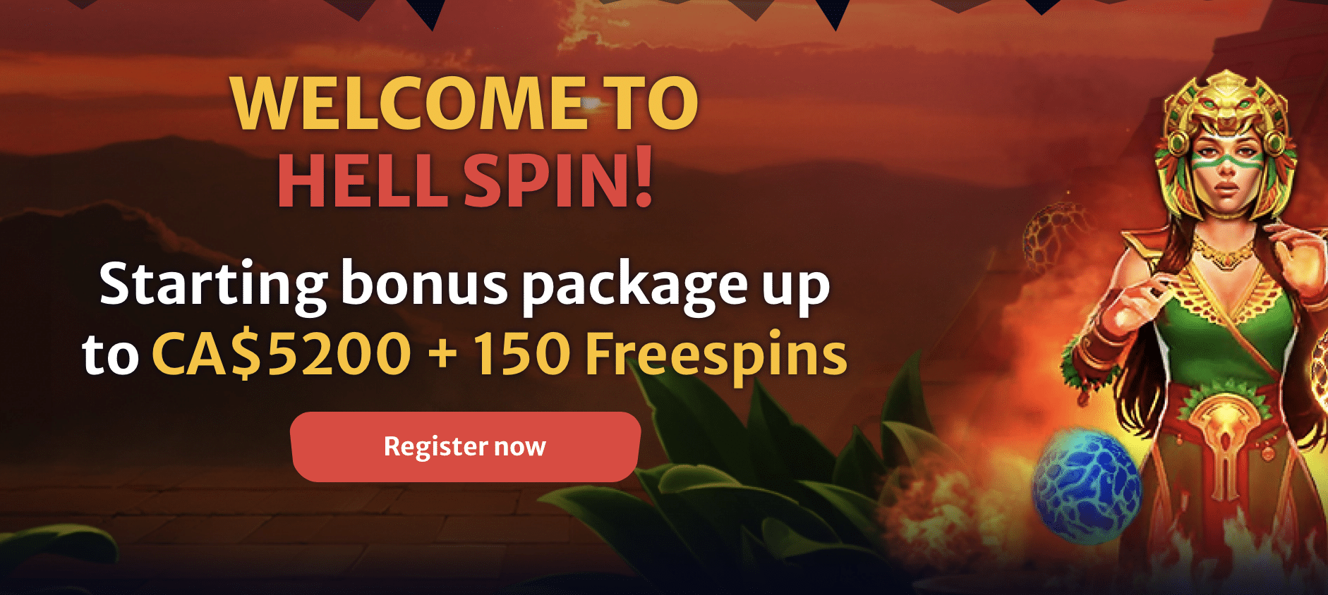 HellSpin Casino - welcome bonus