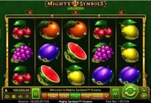 Mighty Symbols™: Crowns fruit machine