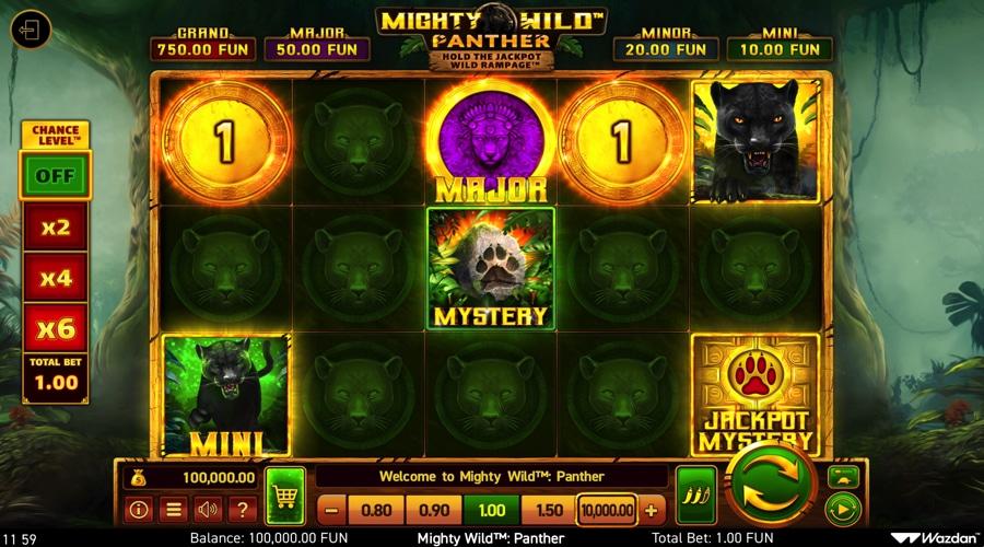 Mighty Wild Panther slot game demo