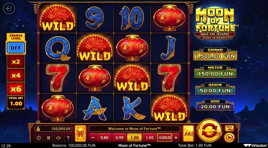 Moon of Fortune slot game demo