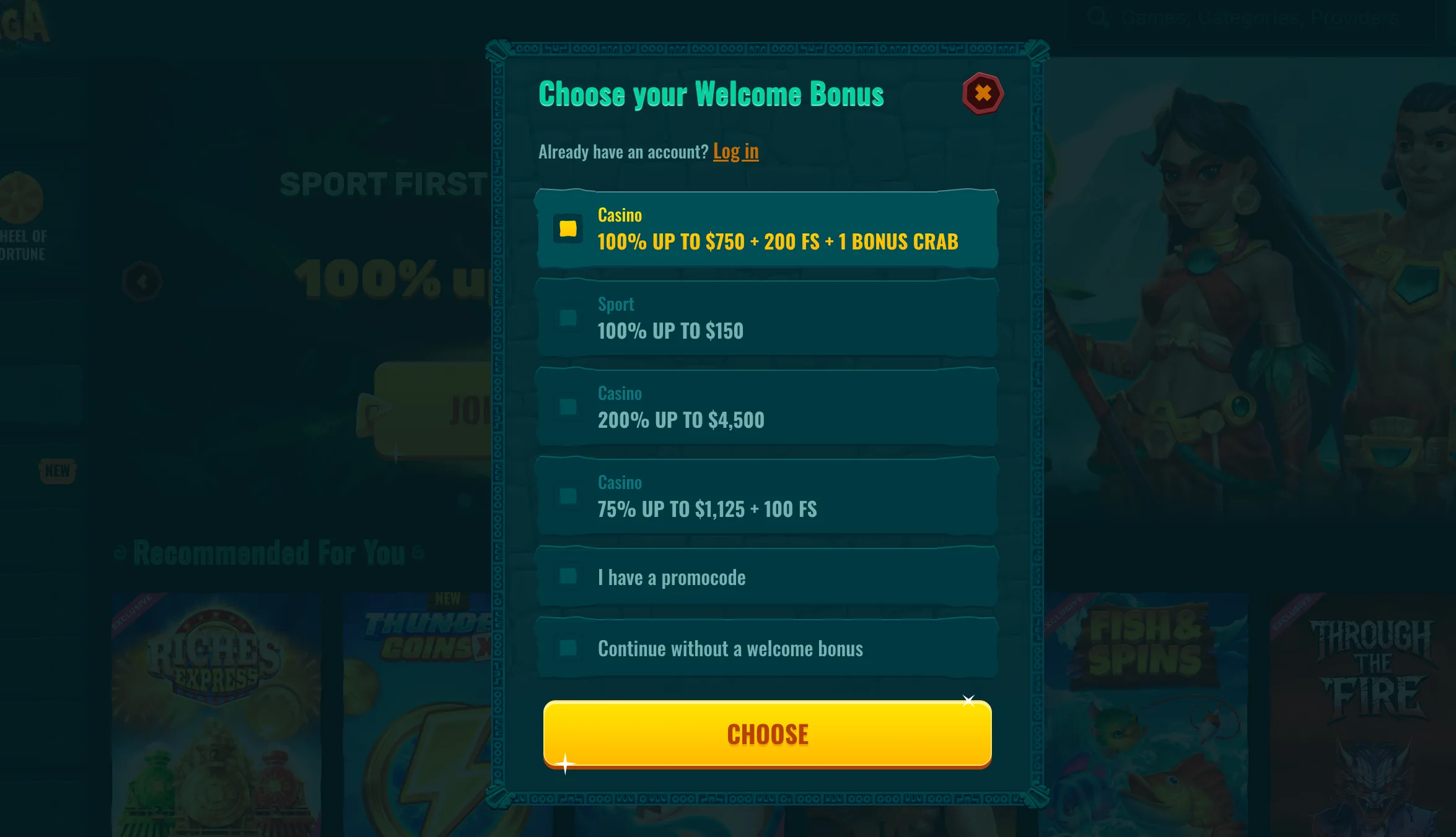 Spinanga Bonus Angebot