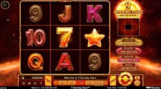 9 Burning Stars Demo Slot Machine » from Wazdan
