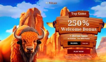 Buffalo The Wild Power free spins on deposit