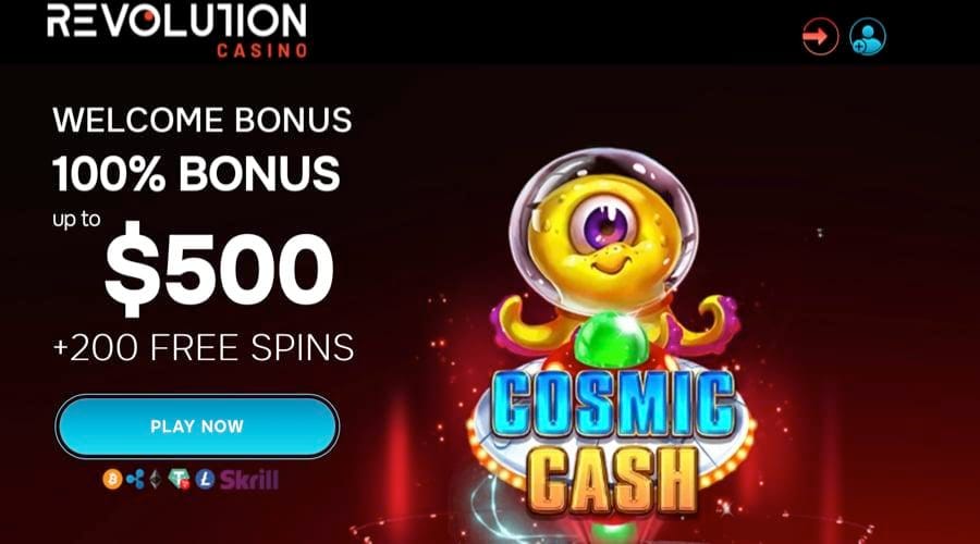 Cosmic Cash Free Spins AU + NZ